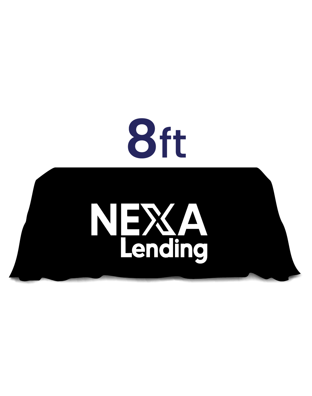 8-ft Lightweight Easy Care Table Cloth