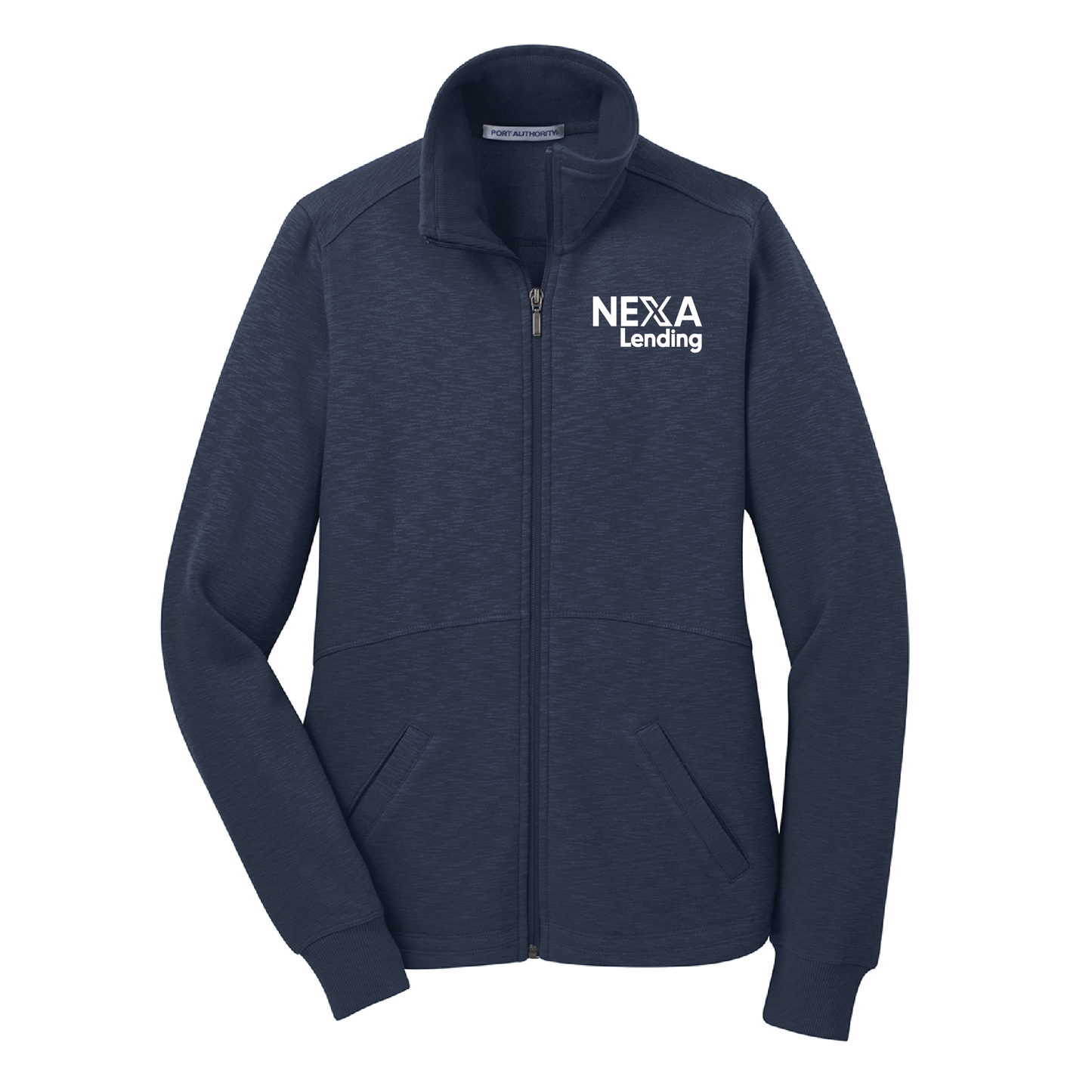 Port Authority® Ladies Slub Fleece Full-Zip Jacket - Embroidered