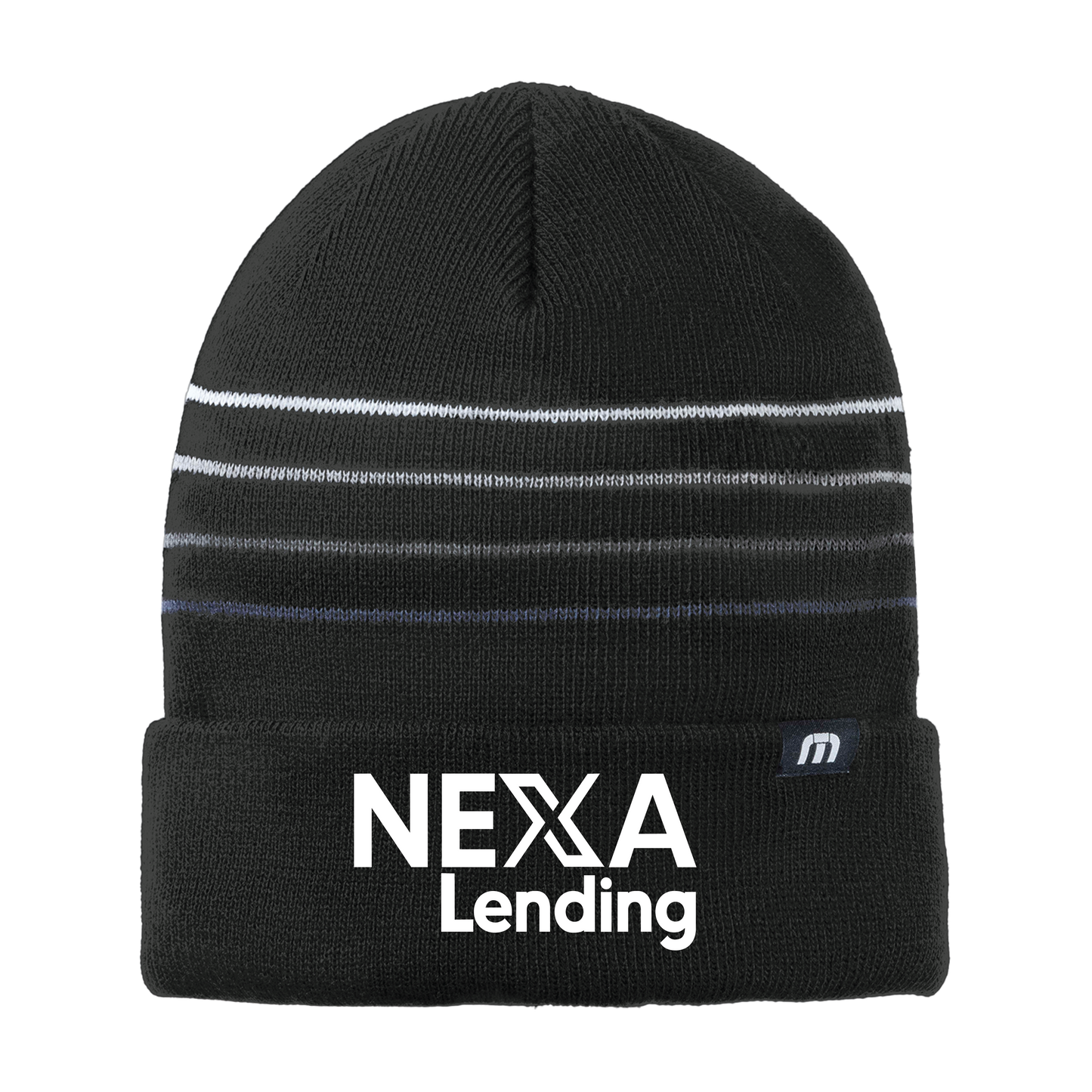 NEXA Travis Mathew Striped Cuffed Beanie