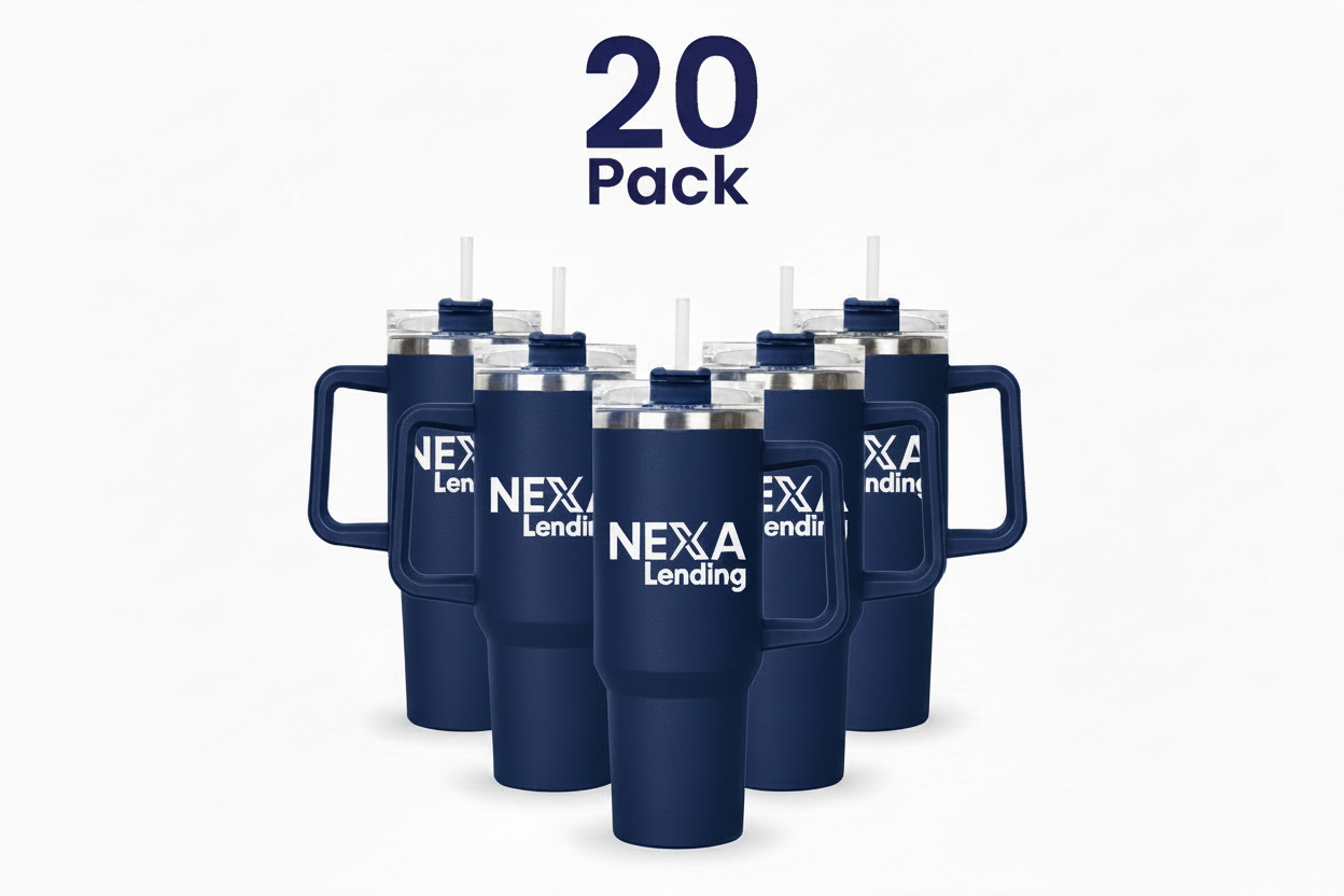 20pk -BONUS (Blue) 30 oz. Vaccuum Insulated Double Wall Stainless Steel Mug