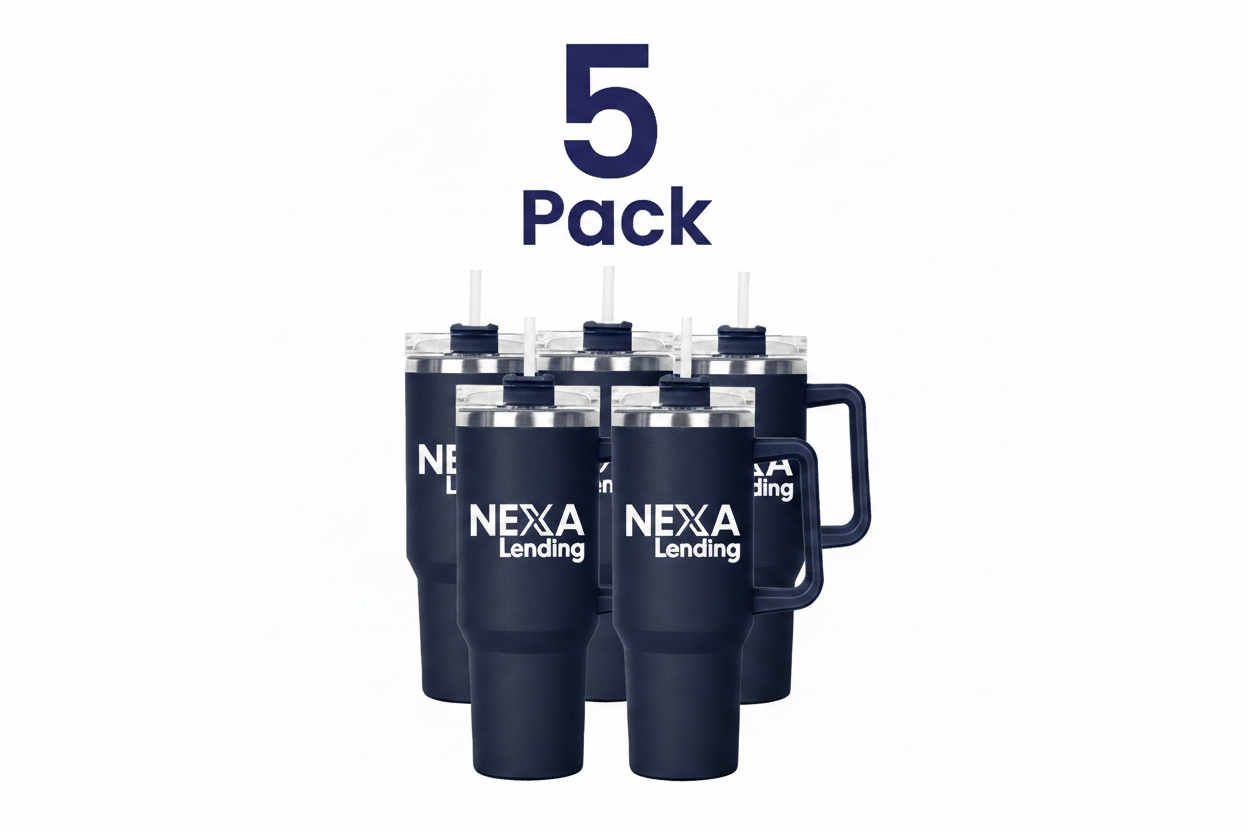 5pk - 30 oz. (Blue) Vaccuum Insulated Double Wall Stainless Steel Mug